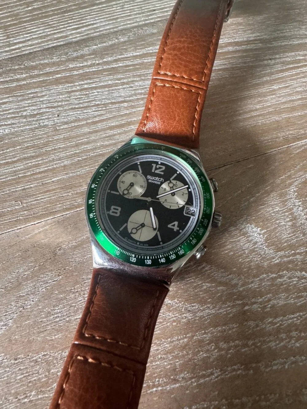 Timeless! Vintage Swatch Irony Chronograph Watch - READ